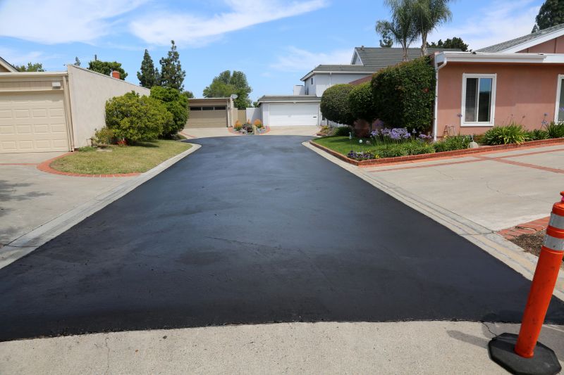 Finished Sealant on Driveway