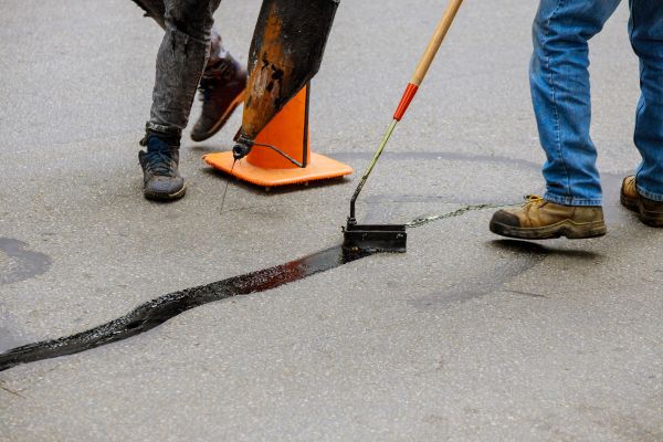 Parking Lot Crack Sealing in Antioch